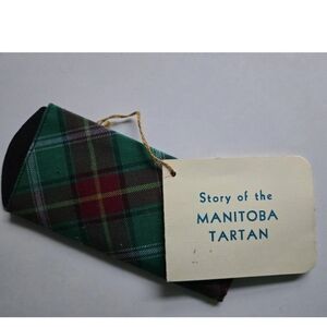 Manitoba Tartan Eyeglasses Case Vintage